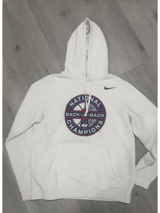 Nike Other - Nike Men's Hoodie UConn National Champions Back to Back Graphic White Small